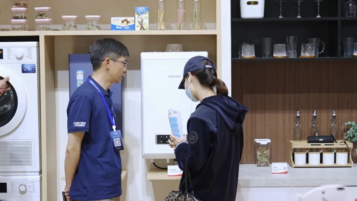 2023AWE圓滿落幕，慶東納碧安引領冷凝壁掛爐發(fā)展新風尚